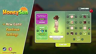 honeysun gameplay part 1 kicks off with a stunning redhead flight attendant