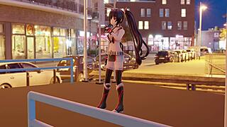 Blabla enjoys wild moments with her favorite fan in 3D cartoon.