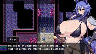 Horny adventurer Karen discovers friend's true intention and gets freedom from curse, part 3