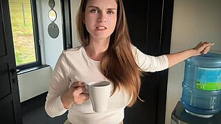 Hey, I caught my stepmother's huge boner at the office, wanna see?