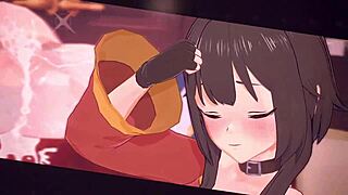 I’m Obsessed with Megumin and Aqua-Arcadiamkii’s Big Cock Action