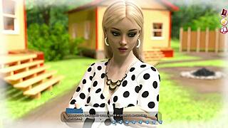 Helping the Hotties Part 7 - Blonde Cartoon Babe Rides and Fingers