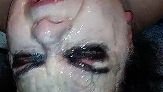 ms tl throat with toys and dildo gets messy