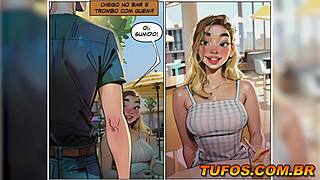 Brazilian guy fucks girlfriend and her busty best friend