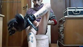 Hey, melvincoficial here, solo masturbating on skates as a gay spanish guy