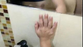 I just met her at a party and BANGED her QUICK in the club BATHROOM. What a wild Colombian teen in that hardcore bathroom romp.