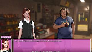 summer in the city, meeting a hot smoking emo with tattoos. her curvy style stands out!