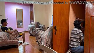 I hooked up with my neighbor's boyfriend, got heated, and took that culo without being caught.