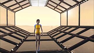 exploring fallout 4 fashion number 204 in a cute cartoon style