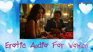 dude, this guy beats her at poker then bangs her on the hotel bed!