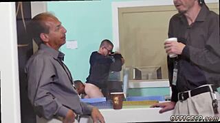 Gay Office Sex Lesson in Steamy Classroom Setting