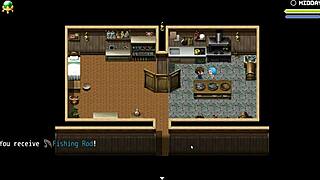 Lost lagoon harem hentai game ep 3: she falls in water without panties