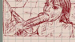 Ever Seen a Milf Suck a Dark Big Dick in Hentai Art?