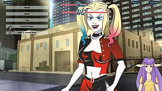 Harley Quinn Trainer Uncensored Part 2 Blowjob and Facial Action