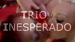 Blonde milf rides in erotic salon barcelona public trio