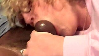 Birthday Blowout with Milf Sucking Big Cock