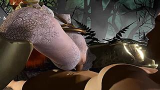 Malenia Rides Hard in Forest Loop Elden Ring Parody