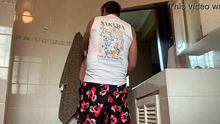 Fucking my best friend's wife hard while he's nearby