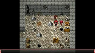 Redhead Milf Blocks Him With Her Giant Tits In Harem Game Ep 14