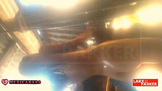 Kassandra masturbates in her bathroom for a virtual casting until she finishes.