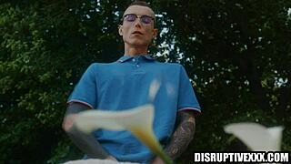 widower explores raw desires with a strange friend in unexpected intimate moments.