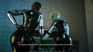 Curvy babe craves fertilization in 3D sex game