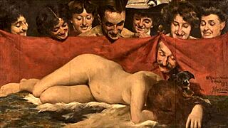 vintage art featuring retro anime and antique cartoon styles