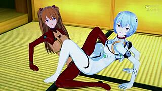 Asuka And Rei Sync Tight Juicy Pussies