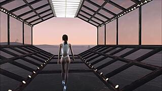 exploring fallout 4 fashion number 204 in a cute cartoon style