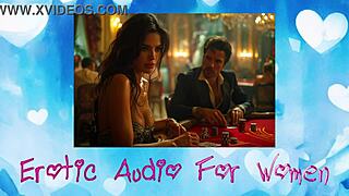 dude, this guy beats her at poker then bangs her on the hotel bed!