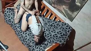 Hard Anal And Oral Action On The Couch With My Girl.