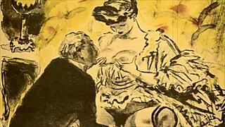 vintage erotic drawings come to life in steamy retro scenes