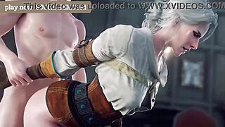 What’s hotter than Siri in perfect Witcher 3D animated fuck scene?
