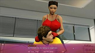 Summer 0.3 Hentai Game Ep 20 - Stepmom’s Milf Friend Loves Assjob!