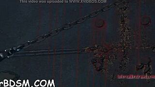 hotty gets bound tight and fucked hard in bondage scene