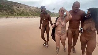 Wild Beach Orgy With My Sexy Friends Recorded Live
