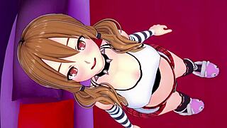 naughty stepsister wanted to play with a cock before bed but ended up getting fucked hard. her petite anime body bent over in uncensored hentai action.