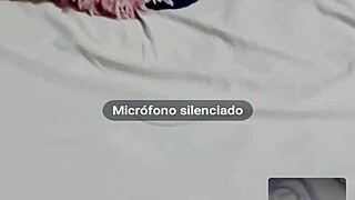 Live video call with follower watching intimate moments