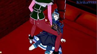 Garie Tuman, Maria Cadenzavna Eve, Micha Jawkan in Wild Futanari Sex