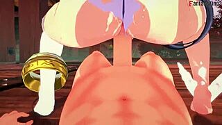 Hey, wanna see Angelwomon evolve just to get slammed in POV Digimon fantasy? Full action awaits!