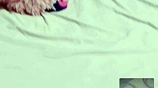 Live video call with follower watching intimate moments