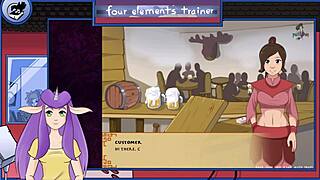 Wow, Avatar Four Elements Trainer mixing drinks in part 19!