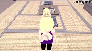 hey, Ino Yamanaka giving a titjob and getting fucked by Naruto!