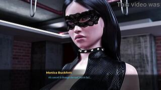 Fashion Business 13 - Monica Teases Cock at Bar