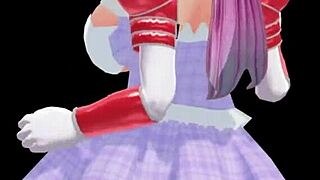 Girl B Hero Sefina in Wild Anime Action - Part 10