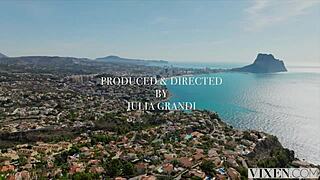 Stunning Ruby Reign rides his big cock non-stop all day