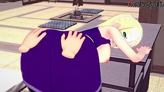 hey, Ino Yamanaka giving a titjob and getting fucked by Naruto!