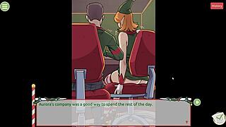 Claus secret surprise xmas hentai ep 4 - boss cock shocks me!