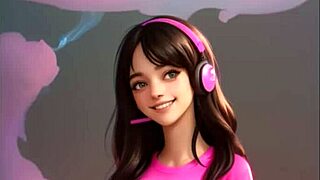 i'm obsessed with this ai-generated mona hentai clip