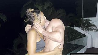 Ebony Young Brazilian with Round Ass Takes Big Cock